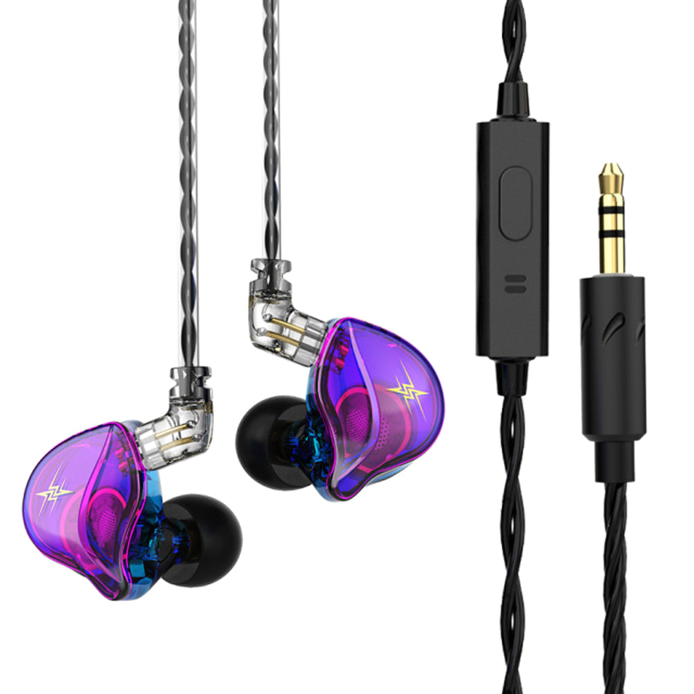 QKZ ZXT (with Microphone Version) 3.5mm Wired HiFi Heavy Bass In-ear Earphone Ergonomic Music Game Headset QKZ ZXT (with Microphone Version) 3.5mm Wired HiFi Heavy Bass In-ear Earphone Ergonomic Music Game Headset
